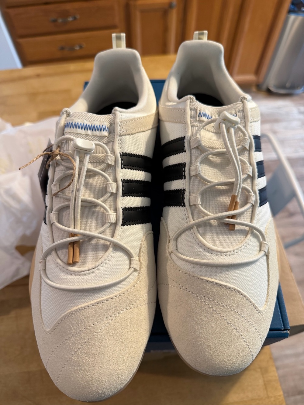 Adidas Ballerina Bad Bunny Off White Black Gum - Picture 2 of 9